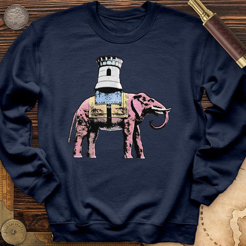 The Elephant And The Castle Crewneck Navy / S