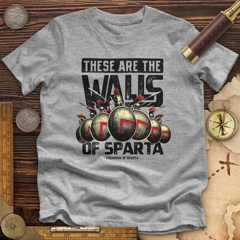 The Walls Of Sparta High Quality Tee
