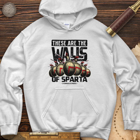 The Walls Of Sparta Hoodie White / S