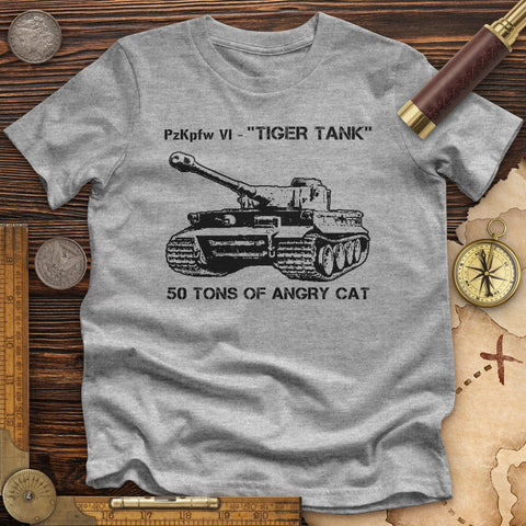 Tiger Tank High Quality Tee Athletic Heather / S