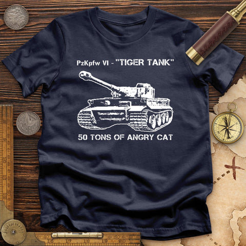 Tiger Tank T-Shirt Navy / S