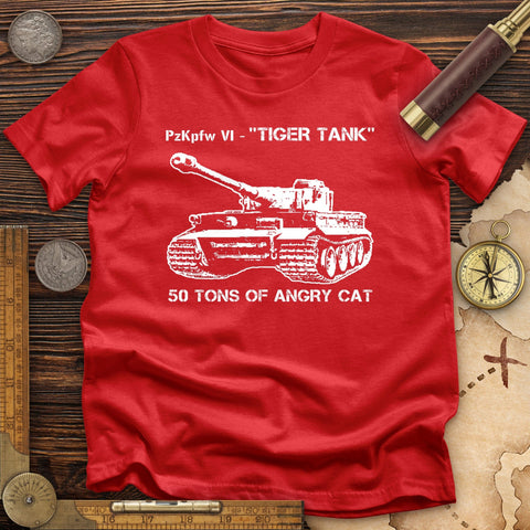 Tiger Tank T-Shirt Red / S