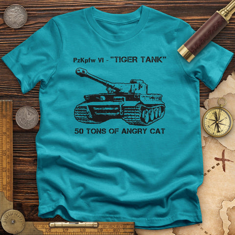 Tiger Tank T-Shirt Tropical Blue / S