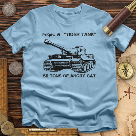 Tiger Tank T-Shirt Light Blue / S