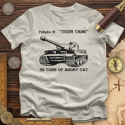Tiger Tank T-Shirt Ice Grey / S