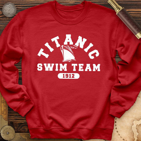Titanic Swim Team Crewneck Red / S