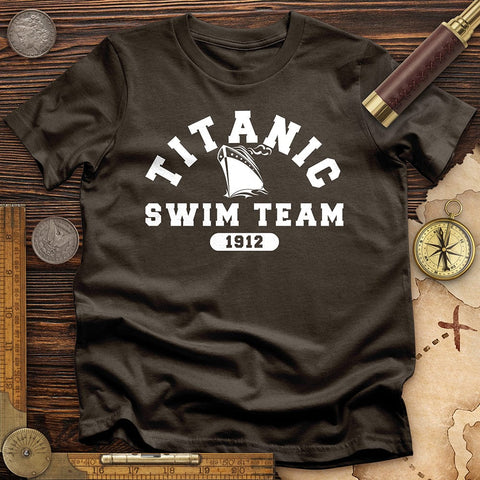 Titanic Swim Team T-Shirt Dark Chocolate / S