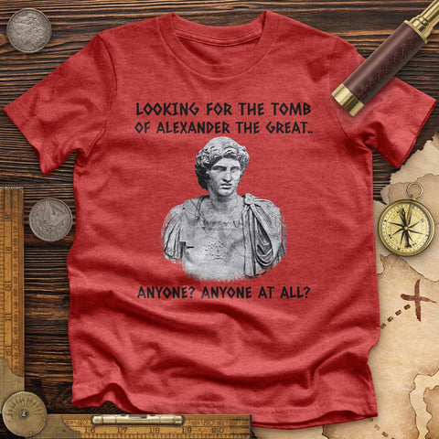 Tomb Of Alexander The Great High Quality Tee Heather Red / S