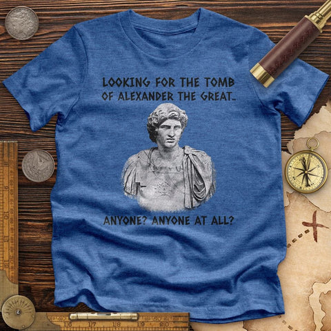 Tomb Of Alexander The Great High Quality Tee Heather True Royal / S
