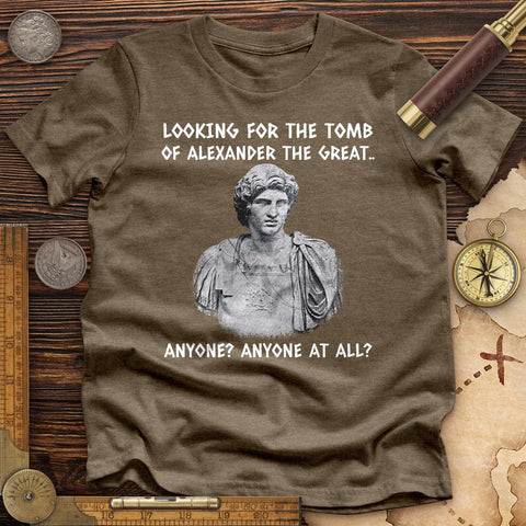 Tomb Of Alexander The Great High Quality Tee Heather Olive / S