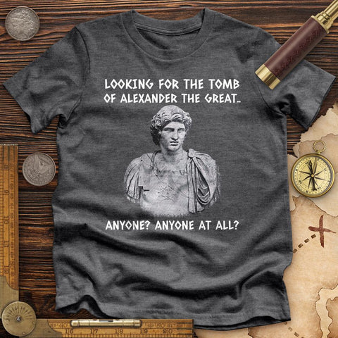 Tomb Of Alexander The Great High Quality Tee Dark Grey Heather / S