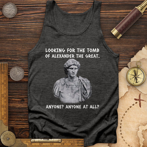 Tomb Of Alexander The Great Tank Charcoal Black TriBlend / XS