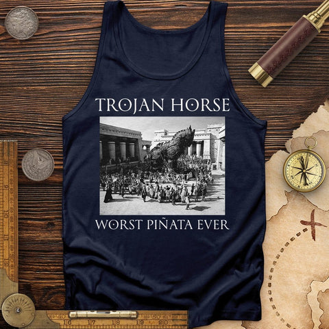 Trojan Horse Pinata Tank Navy / XS