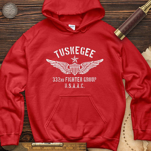 Tuskegee 332 Fighter Group Hoodie Red / S