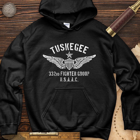 Tuskegee 332 Fighter Group Hoodie Black / S