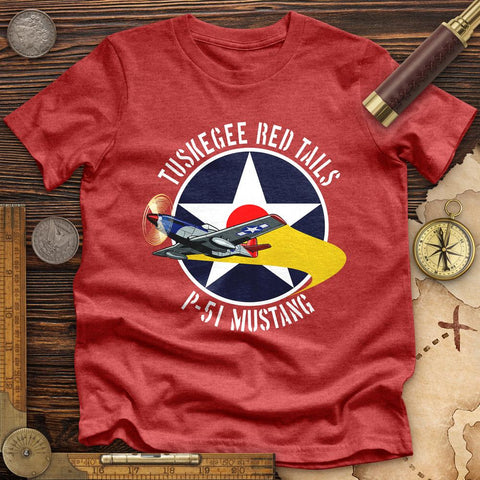 Tuskegee Red Tails Premium Quality Tee