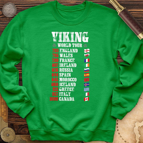 Viking World Tour Crewneck S / Irish Green