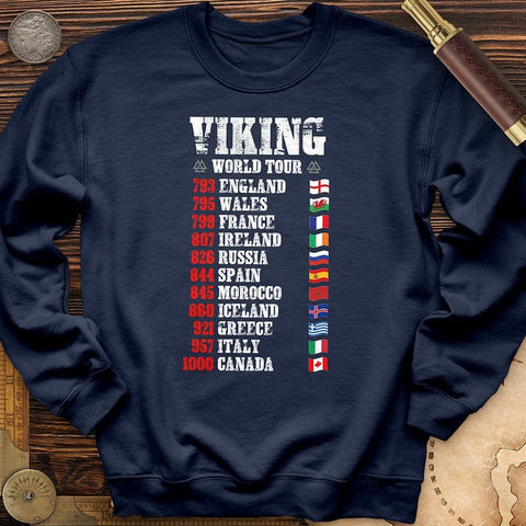 Viking World Tour Crewneck S / Navy