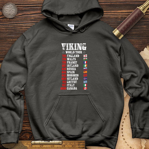 Viking World Tour Hoodie Charcoal / S