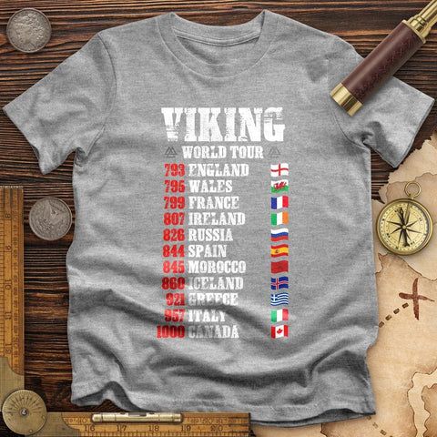 Viking World Tour T- Shirt Sport Grey / S