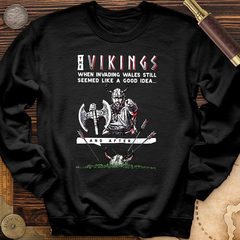 Vikings Never Defeated Wales Crewneck