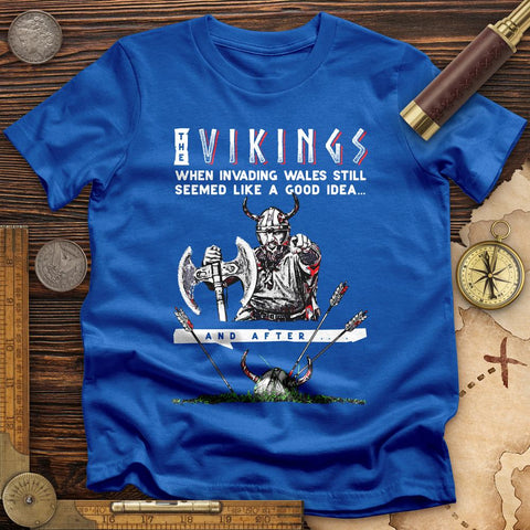 Vikings Never Defeated Wales T-Shirt