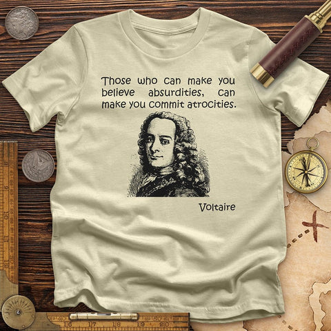 Voltaire Absurdities T-Shirt | HistoreeTees