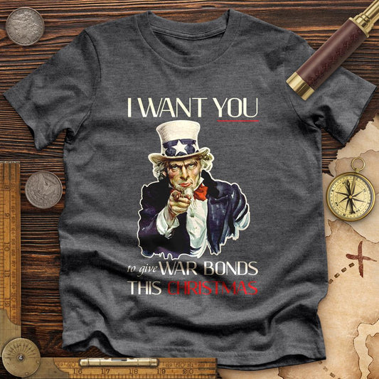 War Bonds Premium Quality Tee Dark Grey Heather / S