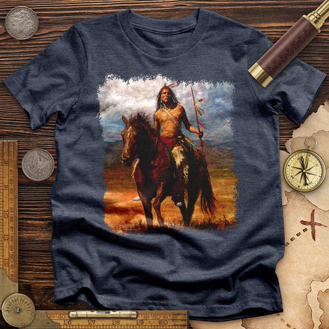 Warrior Horse T-Shirt Heather Navy / S