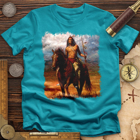 Warrior Horse T-Shirt Tropical Blue / S