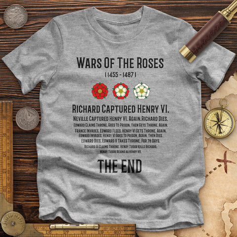 Wars Of The Roses Premium Quality Tee Athletic Heather / S