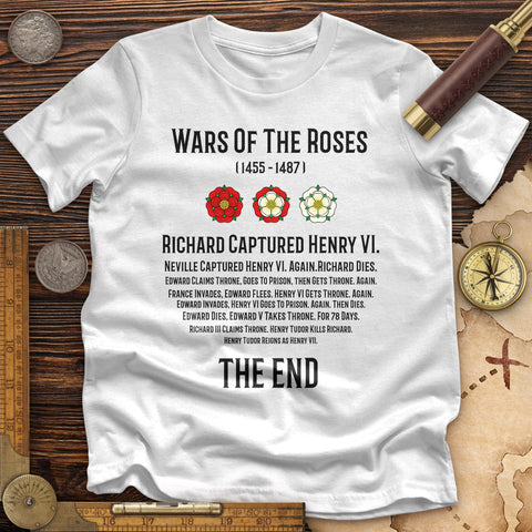 Wars Of The Roses Premium Quality Tee White / S