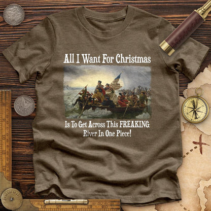 Washington All I Want Premium Quality Tee Heather Olive / S