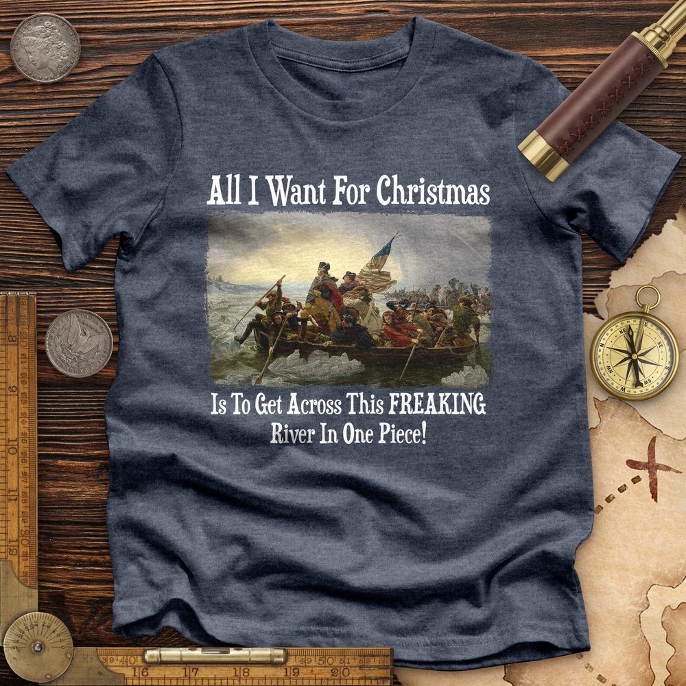 Washington All I Want Premium Quality Tee Heather Navy / S