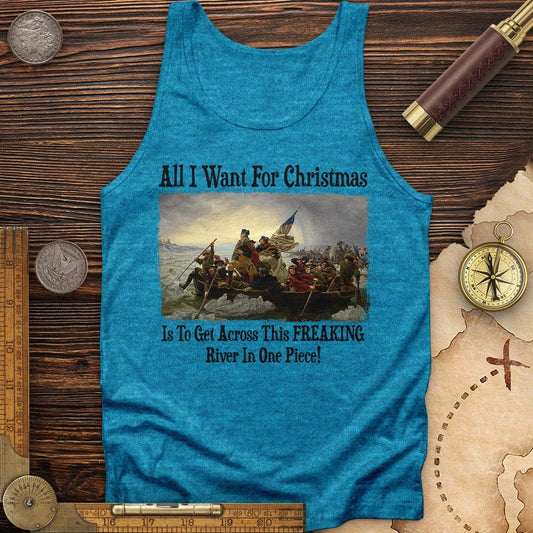 Washington All I Want Tank Aqua TriBlend / XS