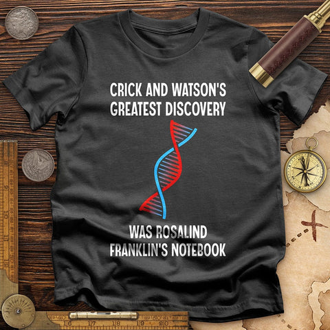 Watson and Crick T-Shirt Charcoal / S