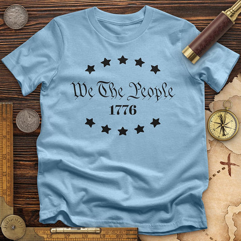 We the People 1776 T-Shirt Light Blue / S