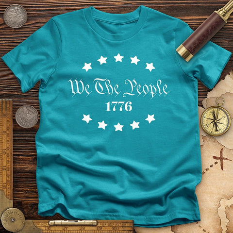 We the People 1776 T-Shirt Tropical Blue / S