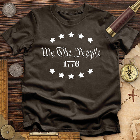 We the People 1776 T-Shirt Dark Chocolate / S