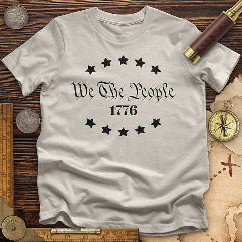 We the People 1776 T-Shirt Ice Grey / S