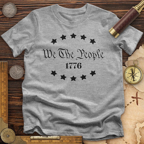 We the People 1776 T-Shirt Sport Grey / S