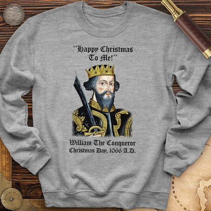 William the Conqueror Crowned Crewneck Sport Grey / S