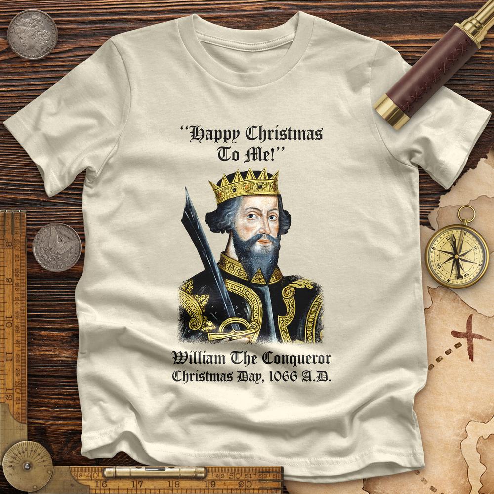 William the Conqueror Crowned Premium Quality Tee Natural / S