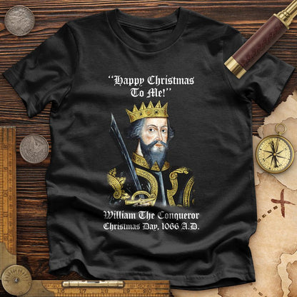 William the Conqueror Crowned Premium Quality Tee Black / S