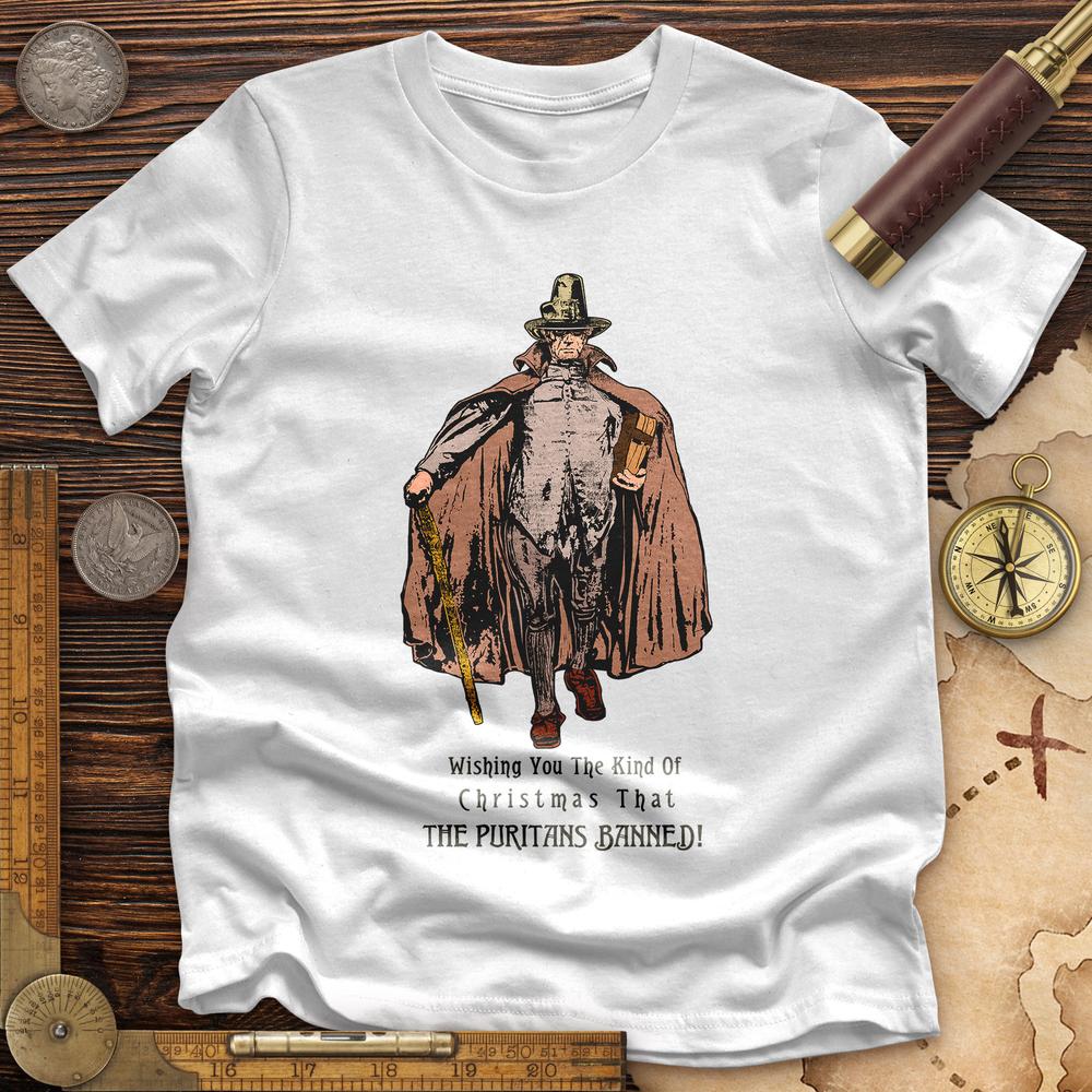 Wishing You The Christmas Premium Quality Tee White / S