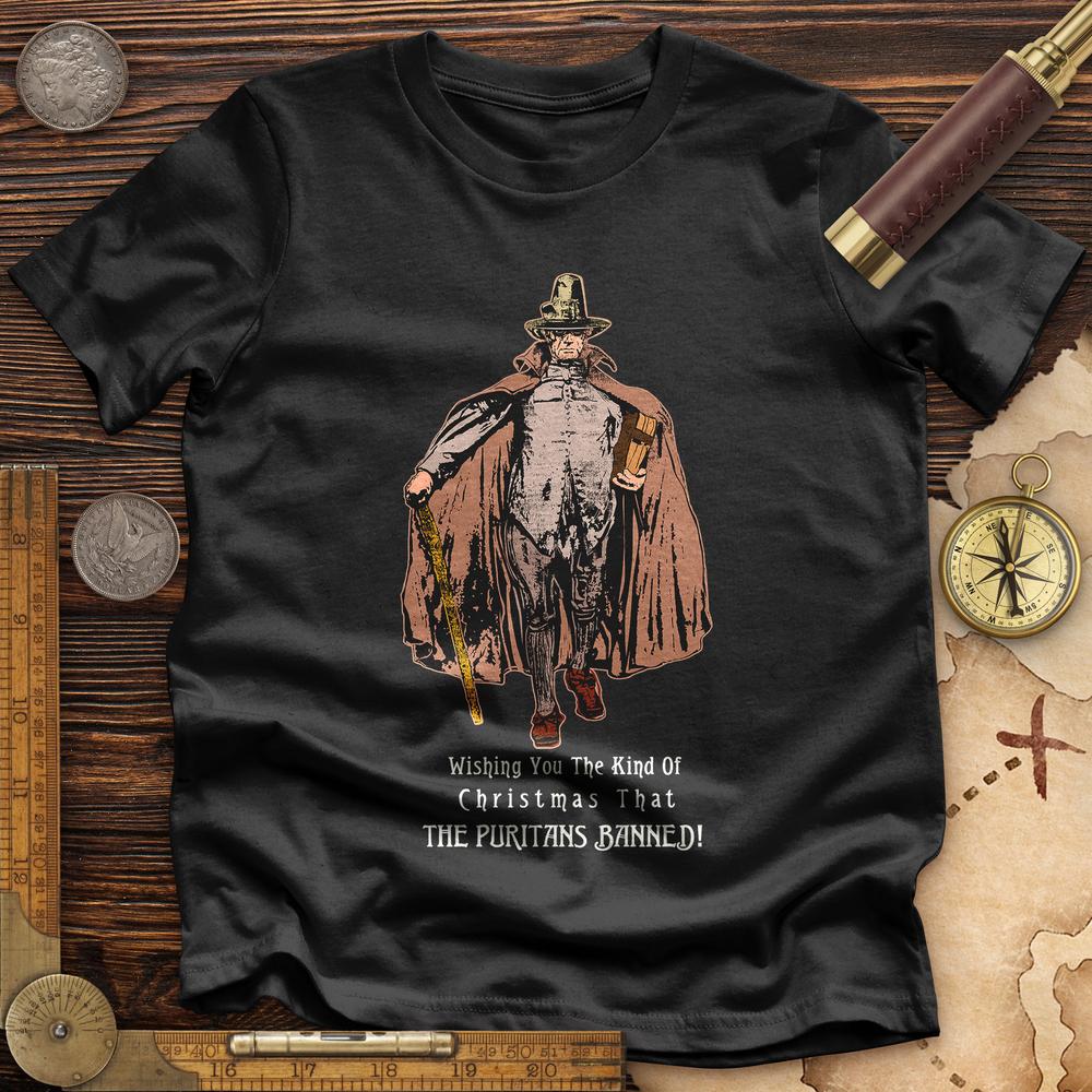 Wishing You The Christmas Premium Quality Tee Black / S