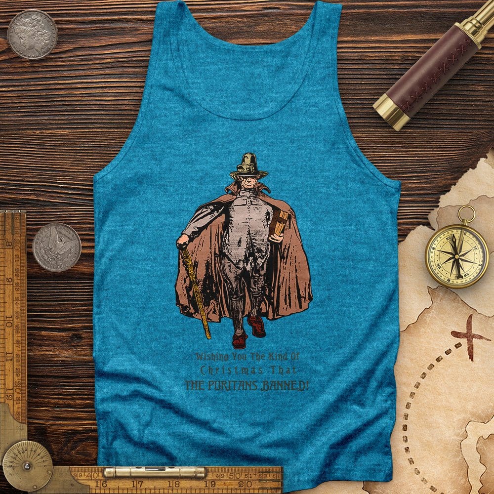 Wishing You The Christmas Tank Aqua TriBlend / XS