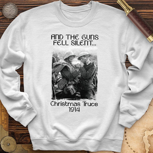 WWI Christmas Truce Crewneck White / S