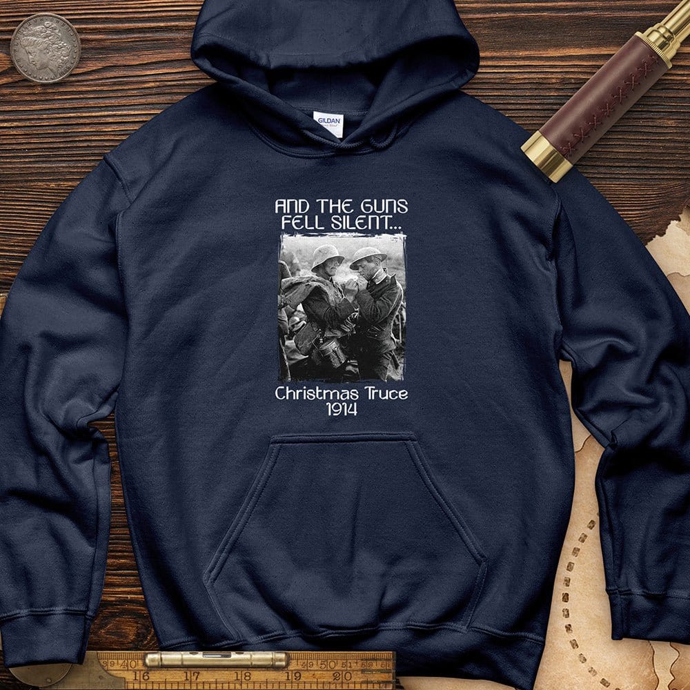 WWI Christmas Truce Hoodie Navy / S