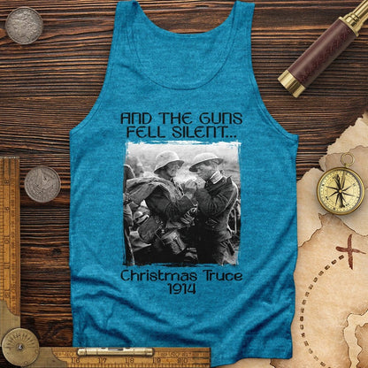 WWI Christmas Truce Tank Aqua TriBlend / XS